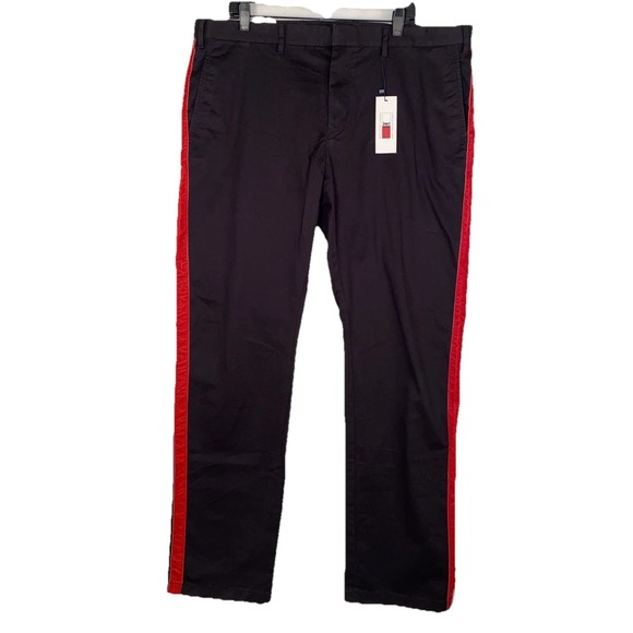 tommy hilfiger Pants Lewis Hamilton Racing Stripes 40x34 149$ Retail - Picture 1 of 12